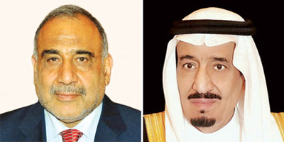 خادم الحرمين بحث مع رئيس الوزراء العراقي تعزيز التعاون الثنائي 
