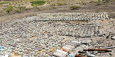 د. الربيعة: انتزاع أكثر من 74 ألف لغم وقذيفة متنوعة زرعتها الميليشيات الحوثية 