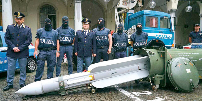  الصاروخ القطري الذي ضبط مع المجموعة اليمنية المتطرفة