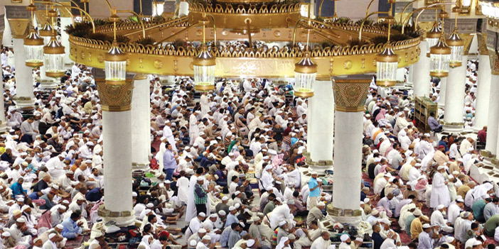  الحرم النبوي كما بدى يوم أمس