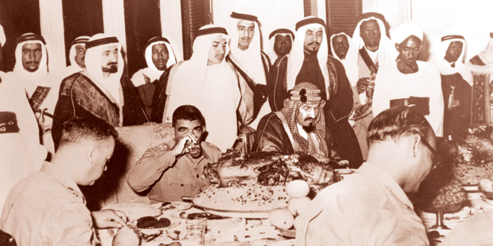  مع الملك عبدالعزيز في الطائف (1372هـ)