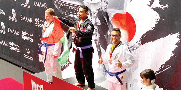 لاعب أخضر الجوجيتسو حسام بخاري يحقق برونزية بطولة غراند سلام بطوكيو 