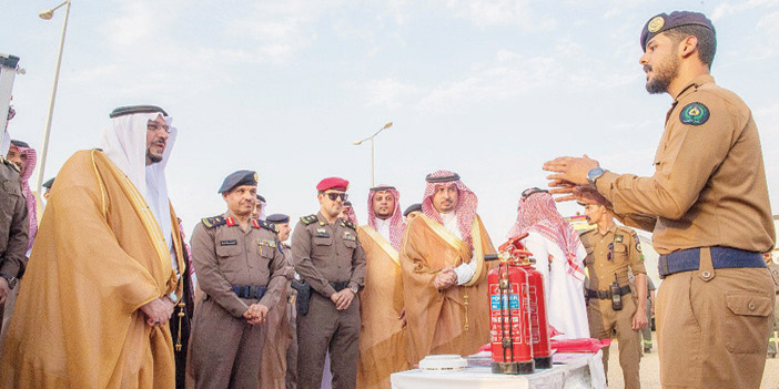  جولة سموه على الخدمات المقدمة بمدينة حجاج البر بالقصيم
