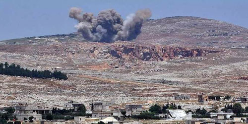 النظام السوري يواصل قصفه مواقع بريف اللاذقية 