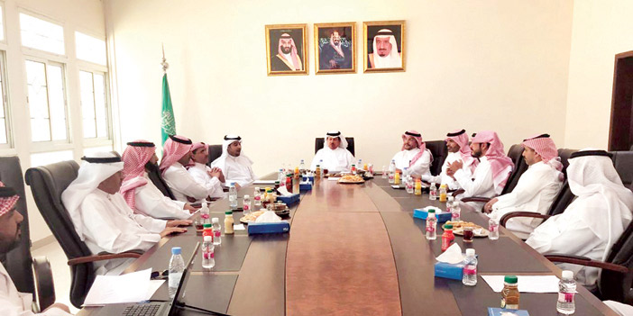  جانب من اجتماع مجلس محلي الخفجي الرابع