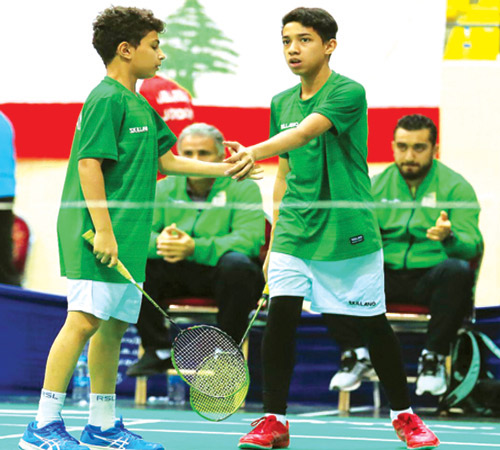 منتخب الريشة يحلق لنهائي غرب آسيا 