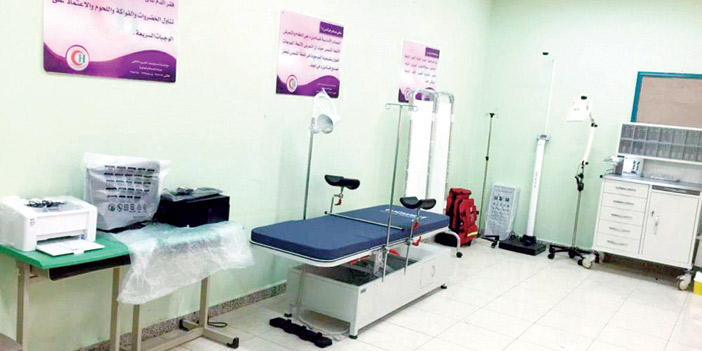  جانب من إحدى العيادات المدرسية