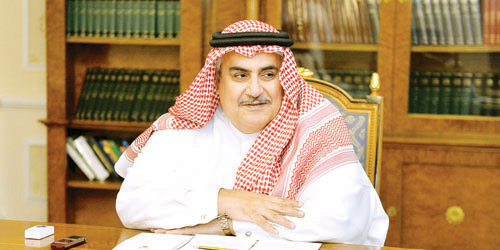 وزير خارجية مملكة البحرين الشيخ خالد بن أحمد آل خليفة في حوار لصحيفة «الأيام» البحرينية تنشره «الجزيرة» بالتزامن: 