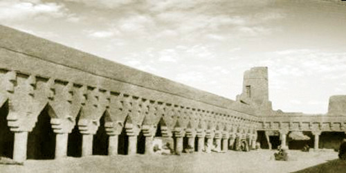  سرحة الجامع الكبير سنة 1340هـ (1921م)، (نقلاً عن: تطوير الرياض، 1432هـ:41)