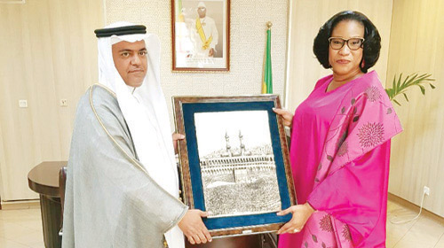 وزيرة الثقافة في مالي ناقشت مع سفير المملكة أوجه التعاون 