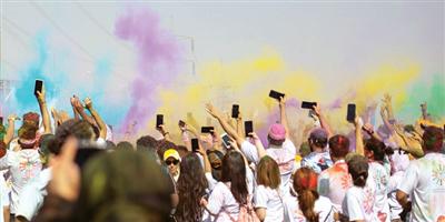 «سباق الألوان» المشاركة الأكثر في الشرق الأوسط 
