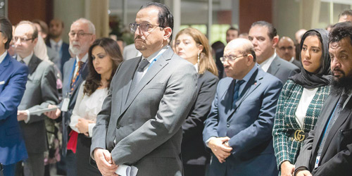  وزير التعليم خلال مشاركته في مؤتمر اليونسكو