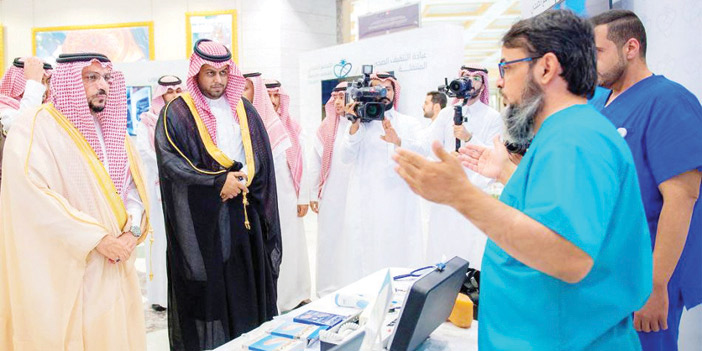  لقطات من تدشين سموه لحملة اليوم العالمي للسكري بالمنطقة