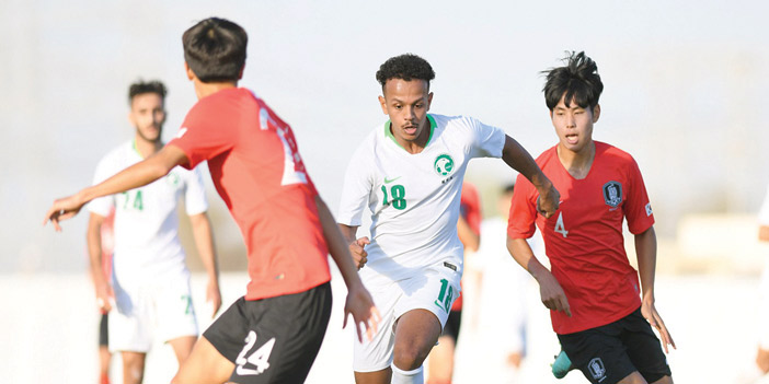 من لقاء أخضر «تحت 23 عامًا» أمام كوريا الجنوبية