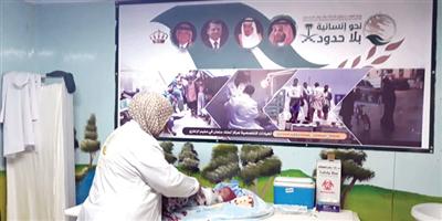 عيادات مركز الملك سلمان تخفف آلام 6 آلاف طفل سوري في الزعتري 