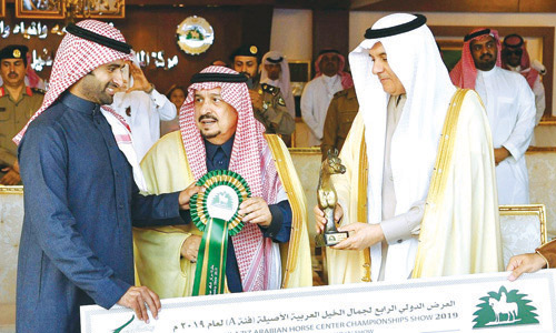ختام بطولة مركز الملك عبدالعزيز الدولية لجمال الخيل العربية 