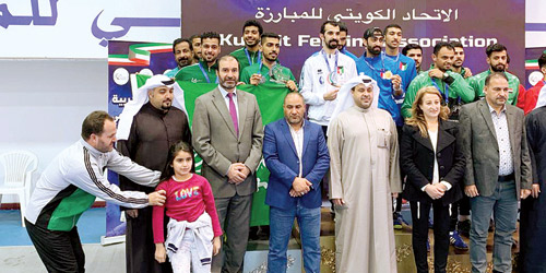 أخضر المبارزة ينهي البطولة العربية بفضيتين 