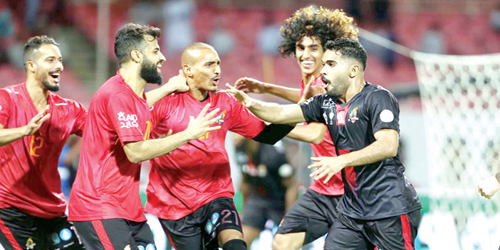  الشملان أول محلي يسجل للوحدة في دوري الموسم الحالي