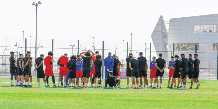  الفرسان واصلوا الإعداد للأهلي