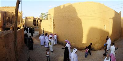 القرى التراثية بمنطقة الرياض تشهد إقبالاً من الزوار في إجازة الربيع 