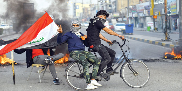 تصاعد الاحتجاجات المناهضة للحكومة في العراق 