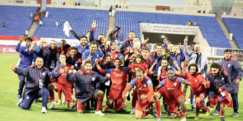  الفريق الأبهاوي الحصان الأسود للدوري تأهل لنصف نهائي كأس الملك