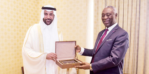 سفير المملكة لدى الكاميرون يلتقي مدير مكتب الرئيس الكاميروني 