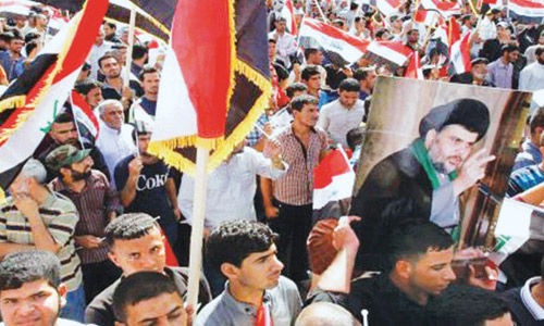  مظاهرات أنصار مقتدى الصدر