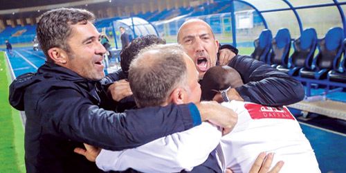   فرحة الشباب بالفوز