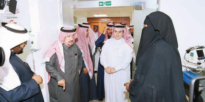 أمير منطقة الرياض يزور مستشفى عفيف العام 