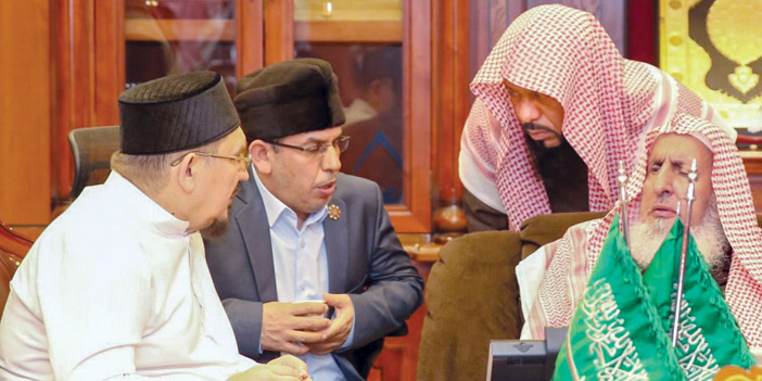 المفتي يستقبل مفتي حوض الفولكا 