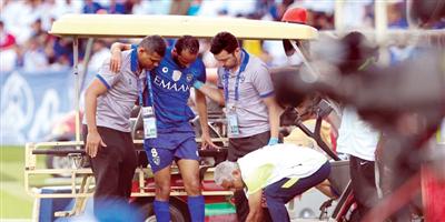 الفحوصات الطبية تحدد نوعية إصابة عطيف ومدة غيابه.. والنقبي يعتذر 