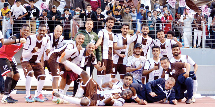  فرحة الجبلين بالفوز في ديربي حائل