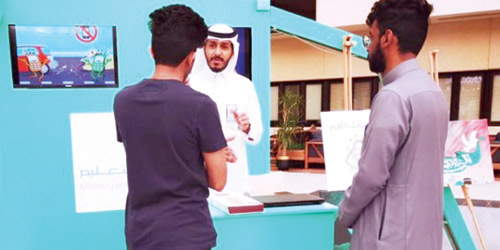  من مشاركة تعليم القصيم بالحملة المرورية التوعوية
