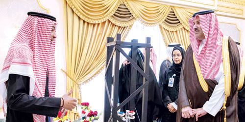  سموه خلال حفل التدشين