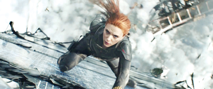  سكارليت جوهانسون في مشهد من سلسلة أبطال مارفل الخارقين الجديد «Black Widow».