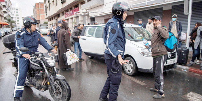  السلطات المغربية تبدأ فرض حظر التجول في البلاد بسبب كورونا