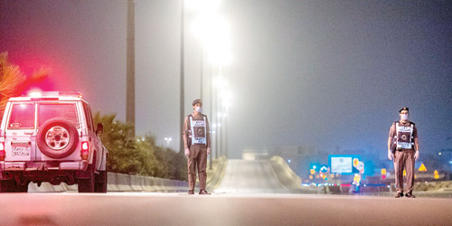  لقطات من جهود القطاعات الأمنية بالقصيم بتطبيق منع التجول