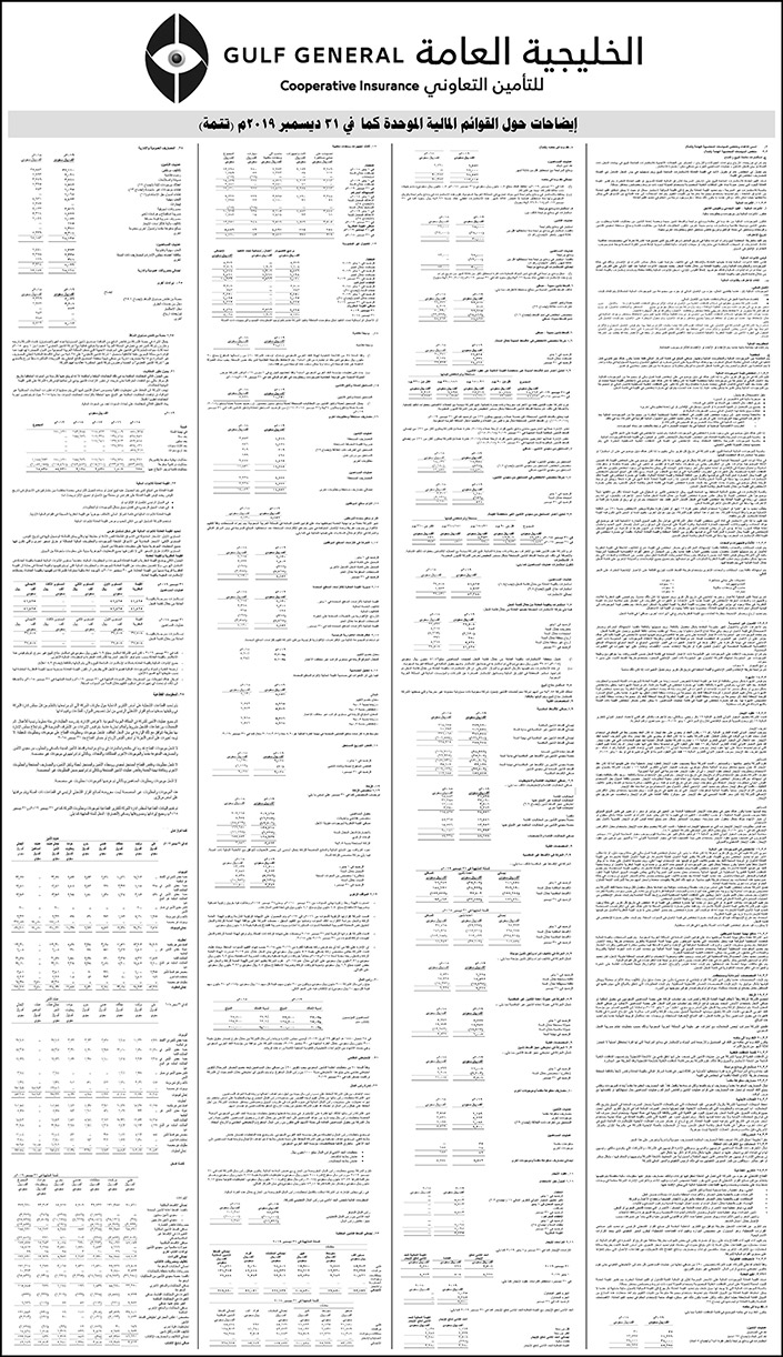 ميزانية الخليجية العامة 