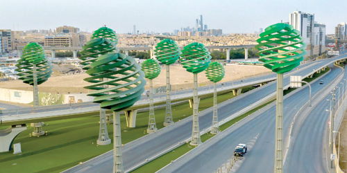 منع التجوال بالمركبات يقلل التلوث في الرياض 