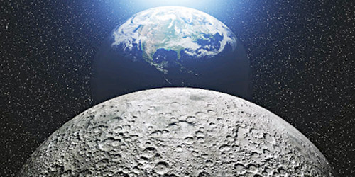 حدث فلكي نادر: القمر وكواكب في (صف واحد) 