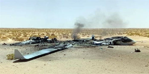 الجيش الليبي يُسقط طائرة تركية في مصراتة 