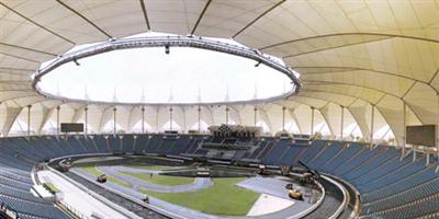 إعادة إحلال وزراعة أرضية ملعب إستاد الملك فهد الدولي 