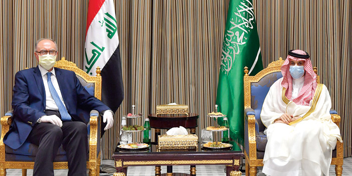  نائب الرئيس العراقي مع سمو وزير الخارجية