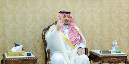  سموه خلال المعايدة