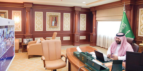  سموه خلال المعايدة