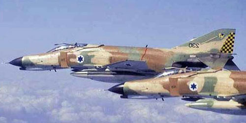 الطيران الإسرائيلي يحلق في جنوب لبنان 