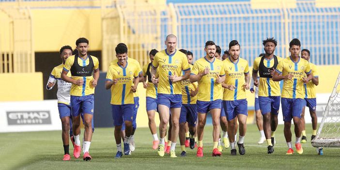  صورة من تدريبات سابقة للنصر