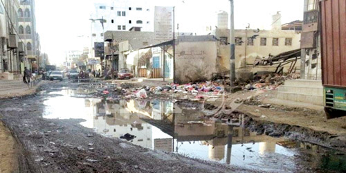  آثار السيول والفيضانات باليمن