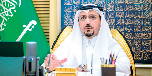  إطلاق سموه الملتقى البيئي الأول بالقصيم عن بعد